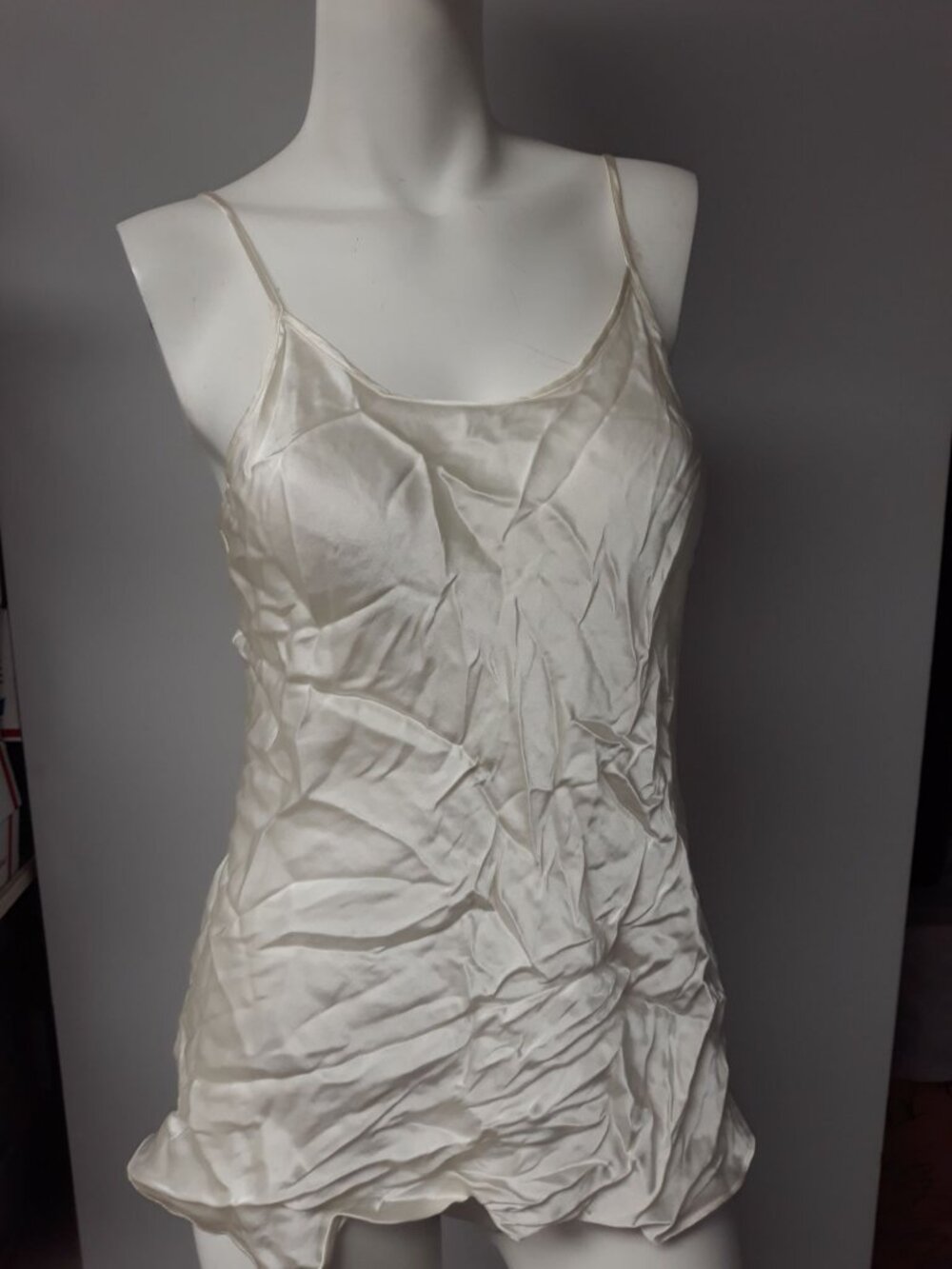 Bradelis Me SILK BABYDOLL Cream Large New Without Tags!